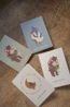 Kerstkaart met envelop, knuffel