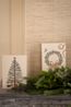 Kerstkaarten met envelop, kerstgroen, set van 10 in een doos
