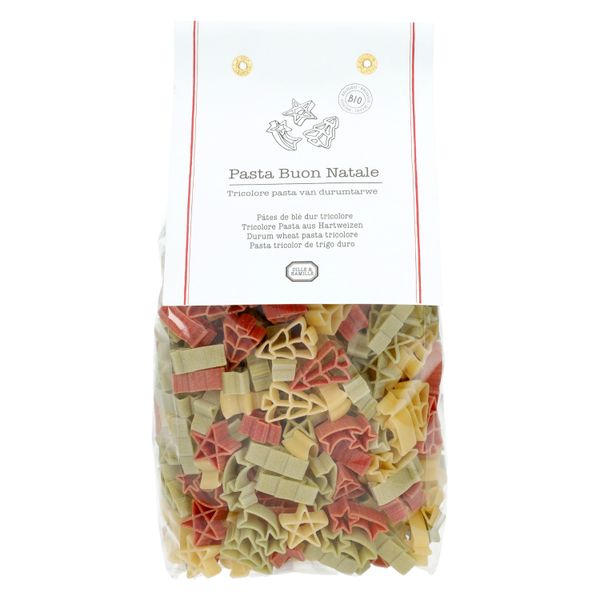 Kerstpasta, 'Buon natale', biologisch, 500 gram