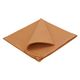 Serviette de table, coton bio GOTS, brun amande, 40 x 40 cm Serviette de table, coton bio GOTS, brun amande, 40 x 40 cm