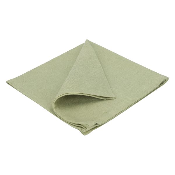 Servet, GOTS bio-katoen, mosgroen, 40 x 40 cm