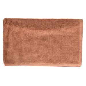 Tapis de bain, coton recyclé, rose terracotta, 50 x 80 cm