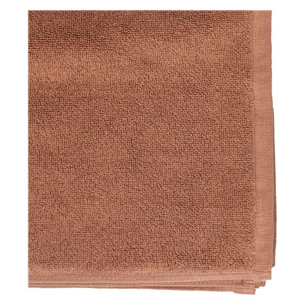 Tapis de bain, coton recyclé, rose terracotta, 50 x 80 cm