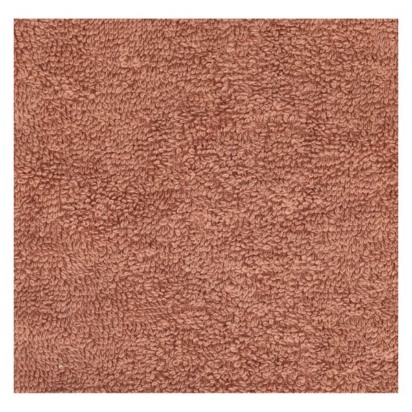 Gant de toilette, coton recyclé, rose terracotta, 15 x 21 cm
