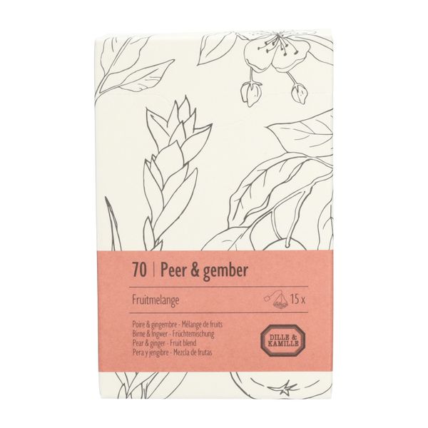 Birne & Ingwer, Früchtemischung, 15 Teebeutel