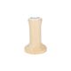 Kandelaar, rubberhout, laag, Ø5.5 x H 8 cm Kandelaar, rubberhout, laag, Ø5.5 x H 8 cm