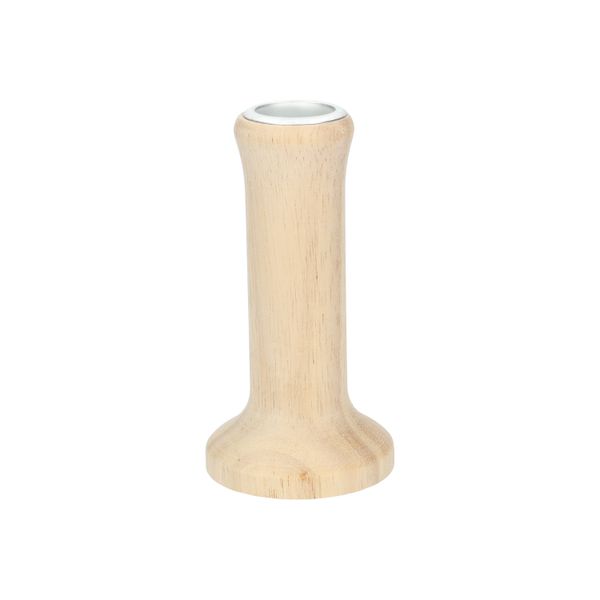 Kandelaar, rubberhout,Ø5.5 x H10,5 cm