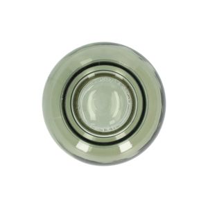 Bolvormige vaas, gerecycled glas, groen, Ø14,2 cm