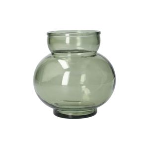 Vase sphérique, verre recyclé, vert, Ø14,2 cm Vase sphérique, verre recyclé, vert, Ø14,2 cm