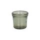 Waxinelichthouder, gerecycled glas, groen, Ø7 cm Waxinelichthouder, gerecycled glas, groen, Ø7 cm