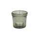 Waxinelichthouder, gerecycled glas, groen, Ø7 cm Waxinelichthouder, gerecycled glas, groen, Ø7 cm