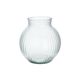 Vase, recyceltes Glas, transparent, Ø17CM