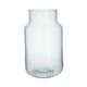 Vase, recyceltes Glas, transparent, Ø19 cm