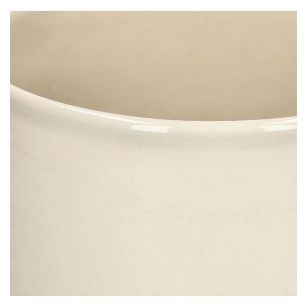 Bloempot met schotel, aardewerk, oudroze, Ø16 x 15 cm