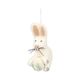 Suspension de Pâques, feutrine, lapin avec œuf de Pâques