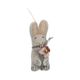 Easter decoration, felt, rabbit with a violet