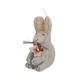 Easter decoration, felt, rabbit with a violet