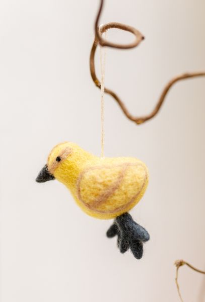 Decoration, felt, duck