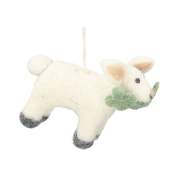 Hanger, vilt, lammetje met klaver