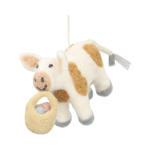 Suspensio, feutrine, veau avec panier à œufs