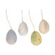 Suspension de Pâques, feutrine, œufs aux couleurs marbrées, lot de 4