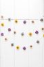 Guirlande, feutrine, violettes, 180 cm