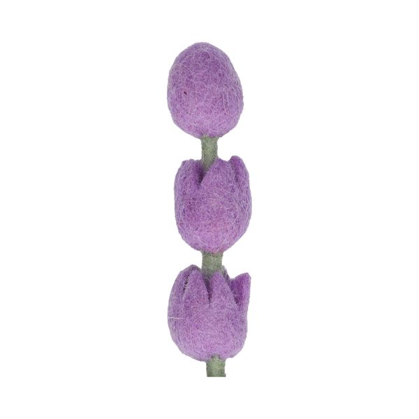 Branche de lavande, feutrine, violet, 24 cm
