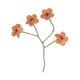 Branche fleurie, feutrine, rose, 40 cm