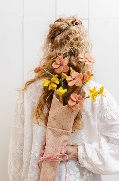 Tak forsythia, vilt, geel, 40 cm