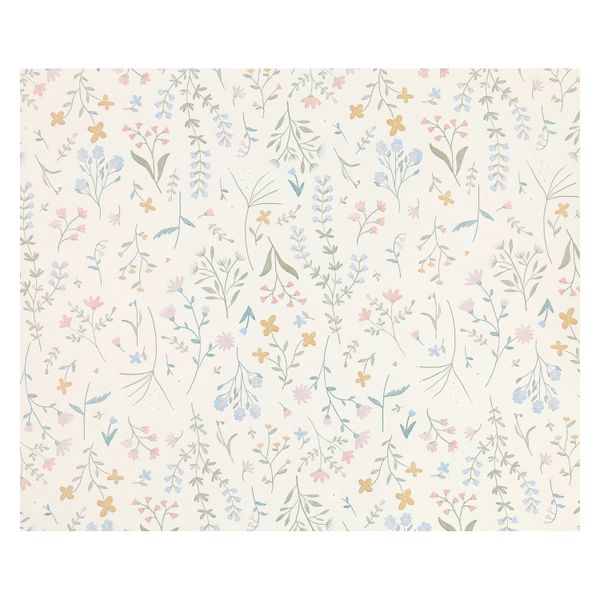 Papier d'emballage, fleurs champêtres, 70 x 250 cm, Papier d'emballage, fleurs champêtres, 70 x 250 cm,