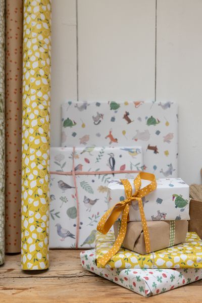 Papier d'emballage, citrons, 70 x 250 cm