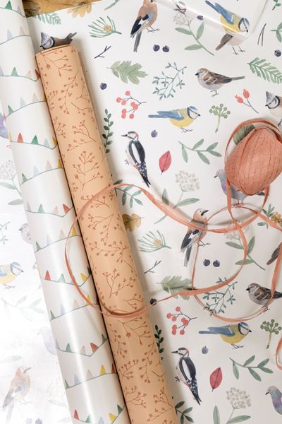 Papier d'emballage, guirlandes, 70 x 250 cm