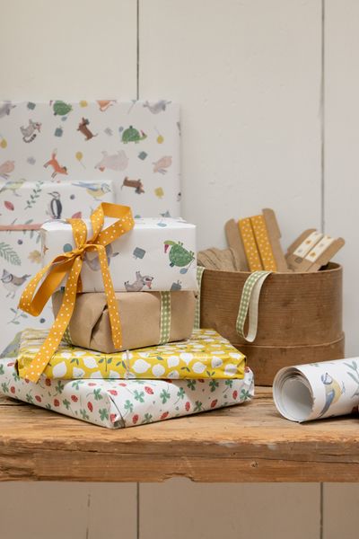 Papier d'emballage, animaux, 70 x 250 cm