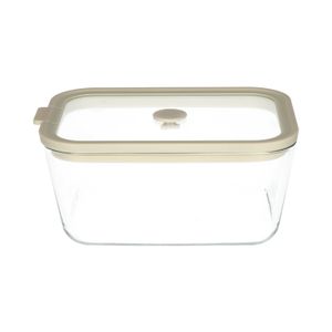 Plat à four/de conservation avec couvercle en verre, verre résistant à la chaleur et silicone, 1,3 L