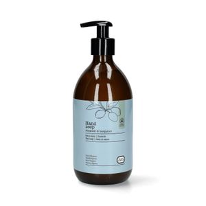Handzeep, glazen fles, amandel & bergamot, 500 ml
