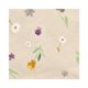 Servet, GOTS bio-katoen, lentebloem, 40 x 40 cm