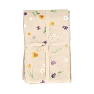 Tafelkleed, GOTS bio-katoen, lentebloem, 145 x 180 cm
