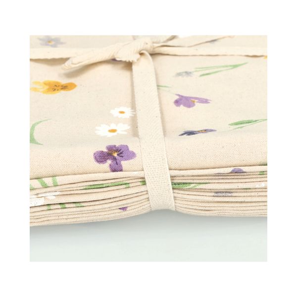 Tafelkleed, GOTS bio-katoen, lentebloem, 145 x 180 cm