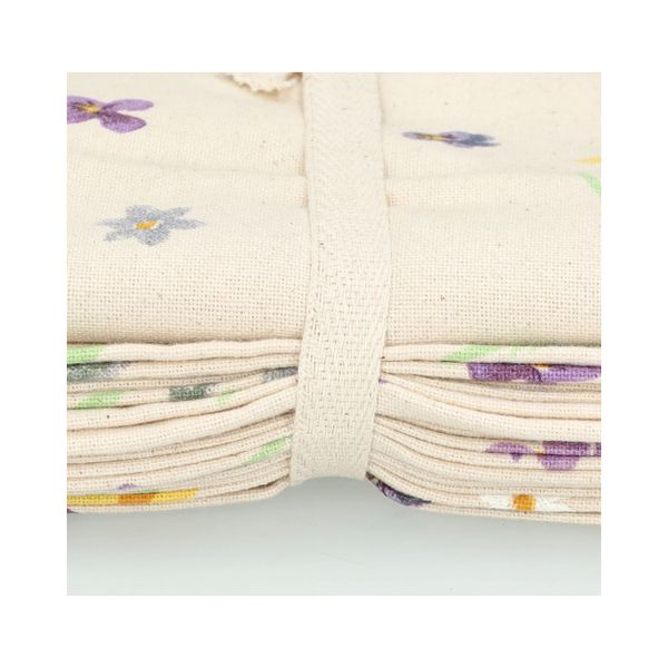 Tafelkleed, GOTS bio-katoen, lentebloem, 145 x 250 cm