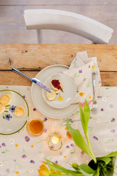 Boerderij Lentebloem Placemats Set van 4 Elke dag is een Boerderij Lentebloem Placemats Set van 4 Elke dag is een