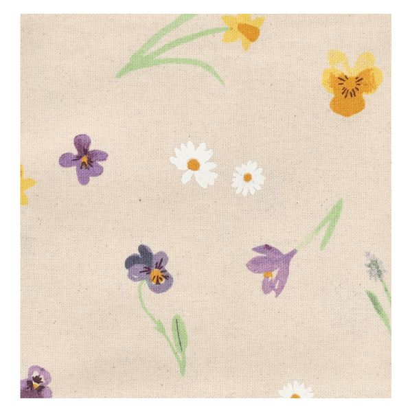 Theedoek, GOTS bio-katoen, lentebloem, 50 x 70 cm
