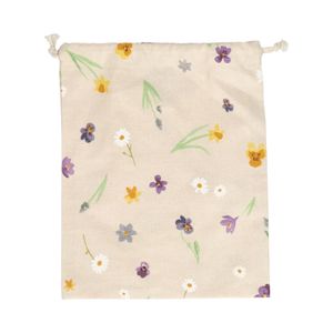 Geschenkbeutel, Bio-Baumwolle, Frühlingsblumen, 24 x 29 cm Geschenkbeutel, Bio-Baumwolle, Frühlingsblumen, 24 x 29 cm