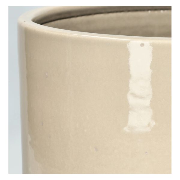 Bloempot, aardewerk, beige, Ø27 X 24 cm