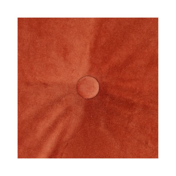 Samtkissen, Bio-Baumwolle, hellbraun, Ø 40 cm