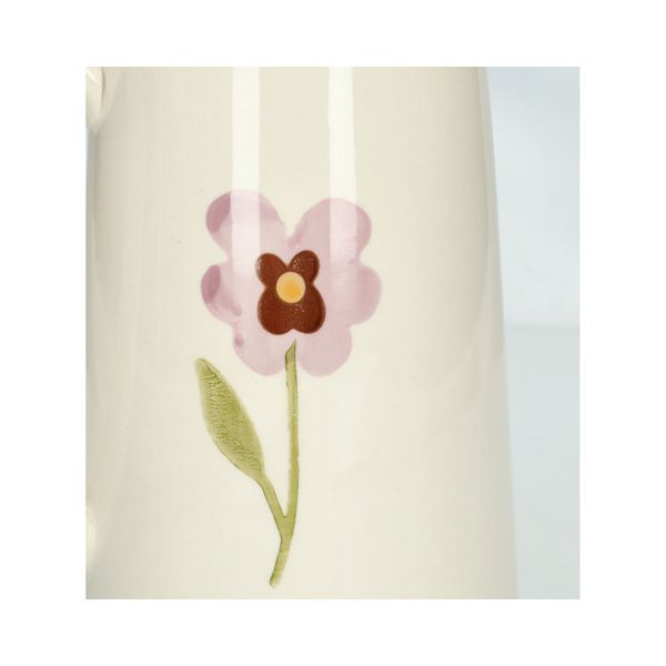 Kan, steengoed, viooltjes, 1,75 liter