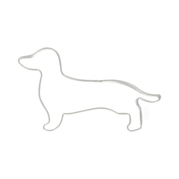 Uitsteekvorm hond, recycled rvs