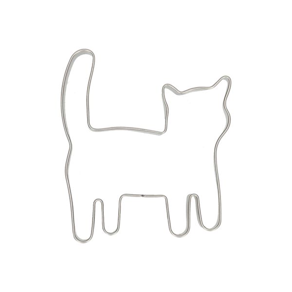 Emporte-pièce chat, inox recyclé