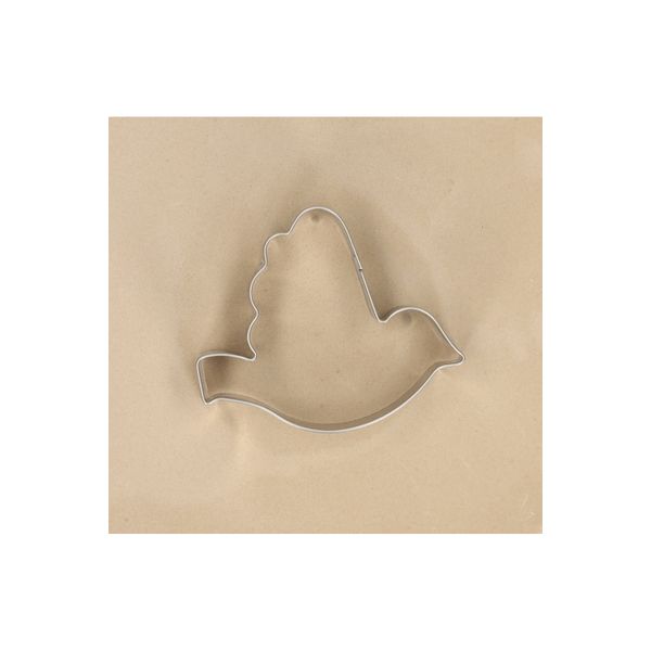 Emporte-pièce colombe, inox recyclé