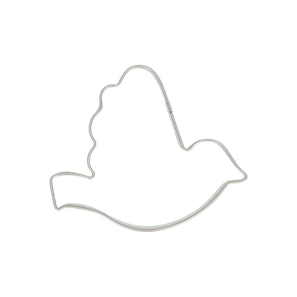 Emporte-pièce colombe, inox recyclé