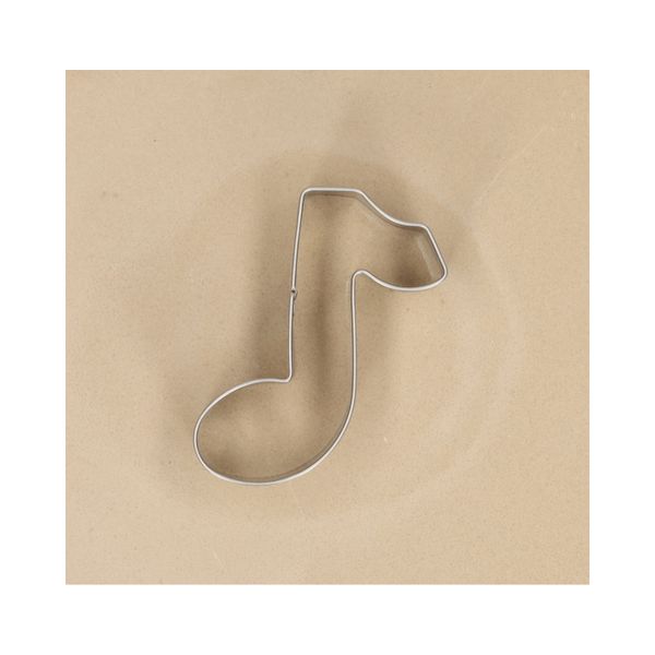 Emporte-pièce note de musique, inox recyclé